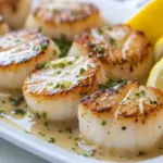 Homemade Pan-Seared Scallops with Lemon Butter photo