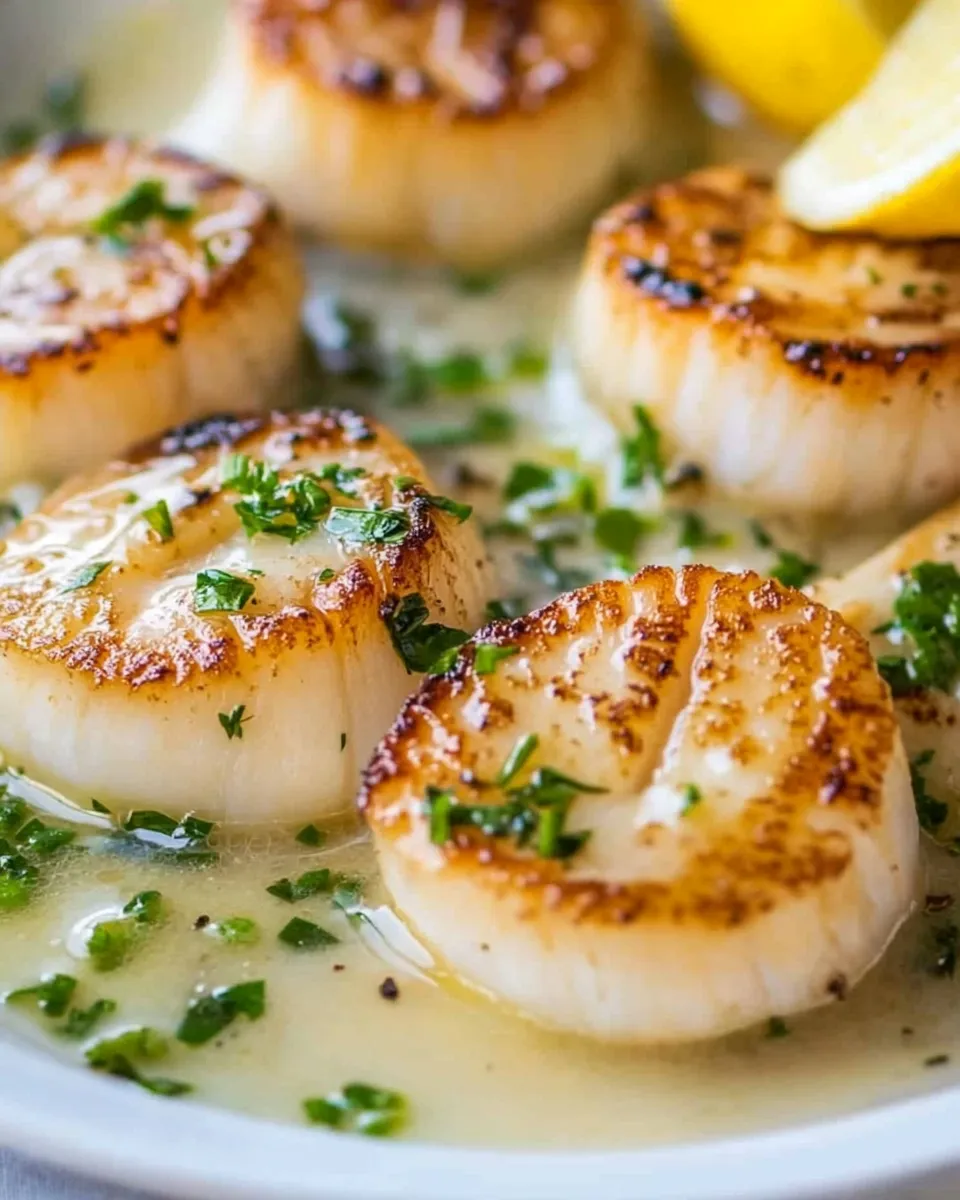 Easy Pan-Seared Scallops with Lemon Butter recipe photo