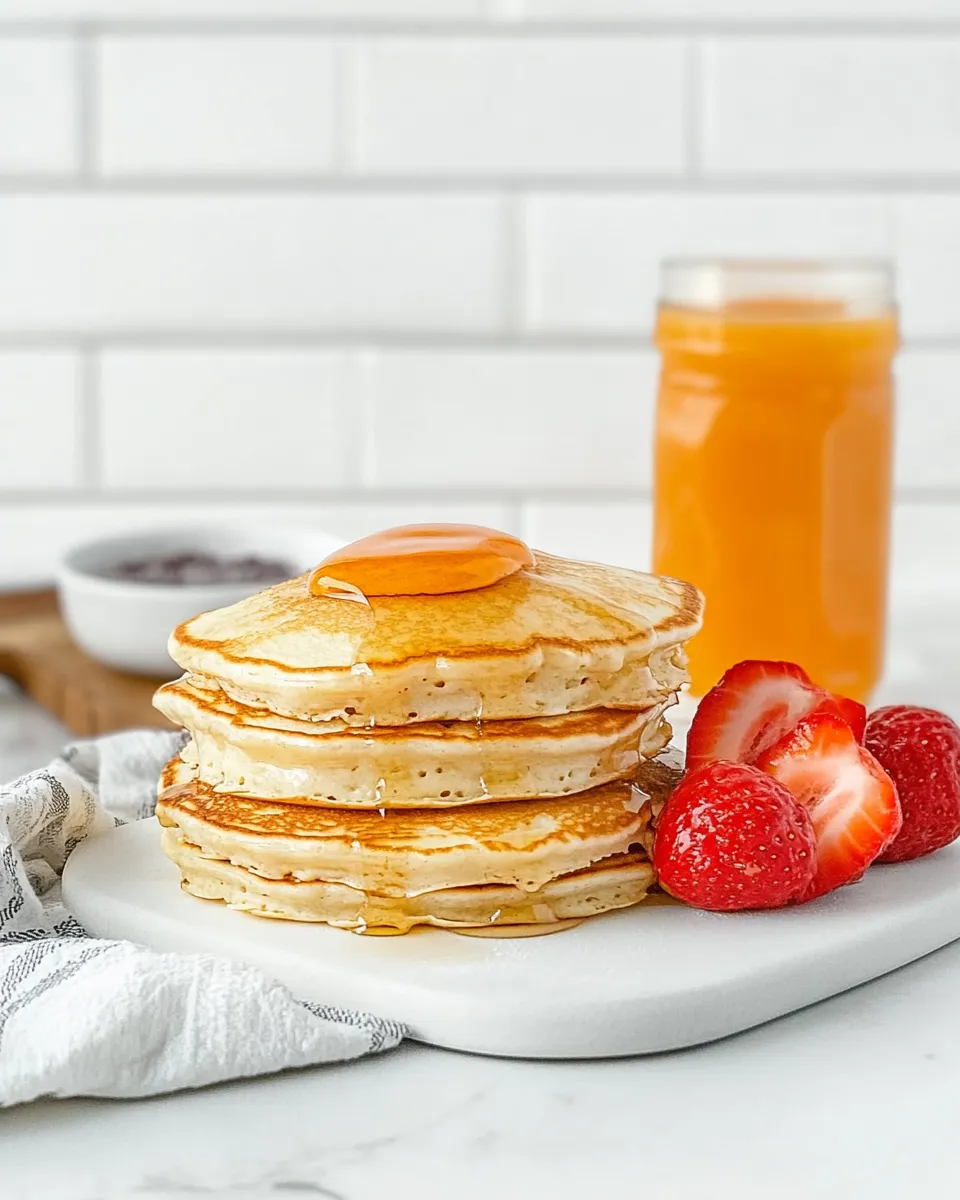 Easy Pancakes Recipe shot