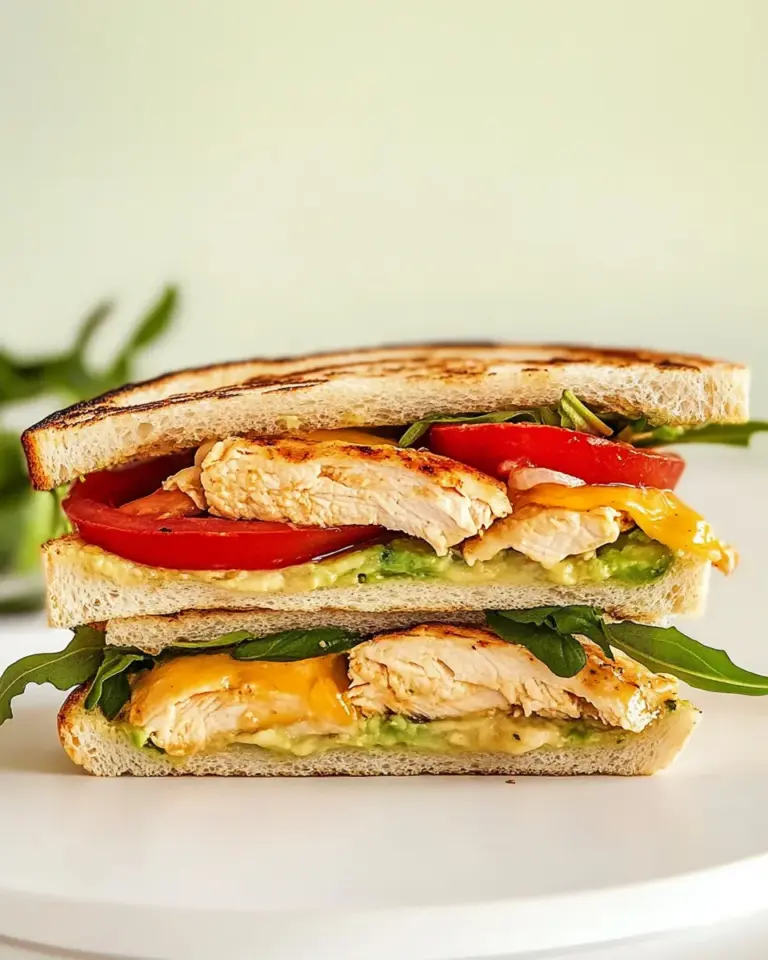 Homemade Panera Chipotle Chicken Avocado Melt photo