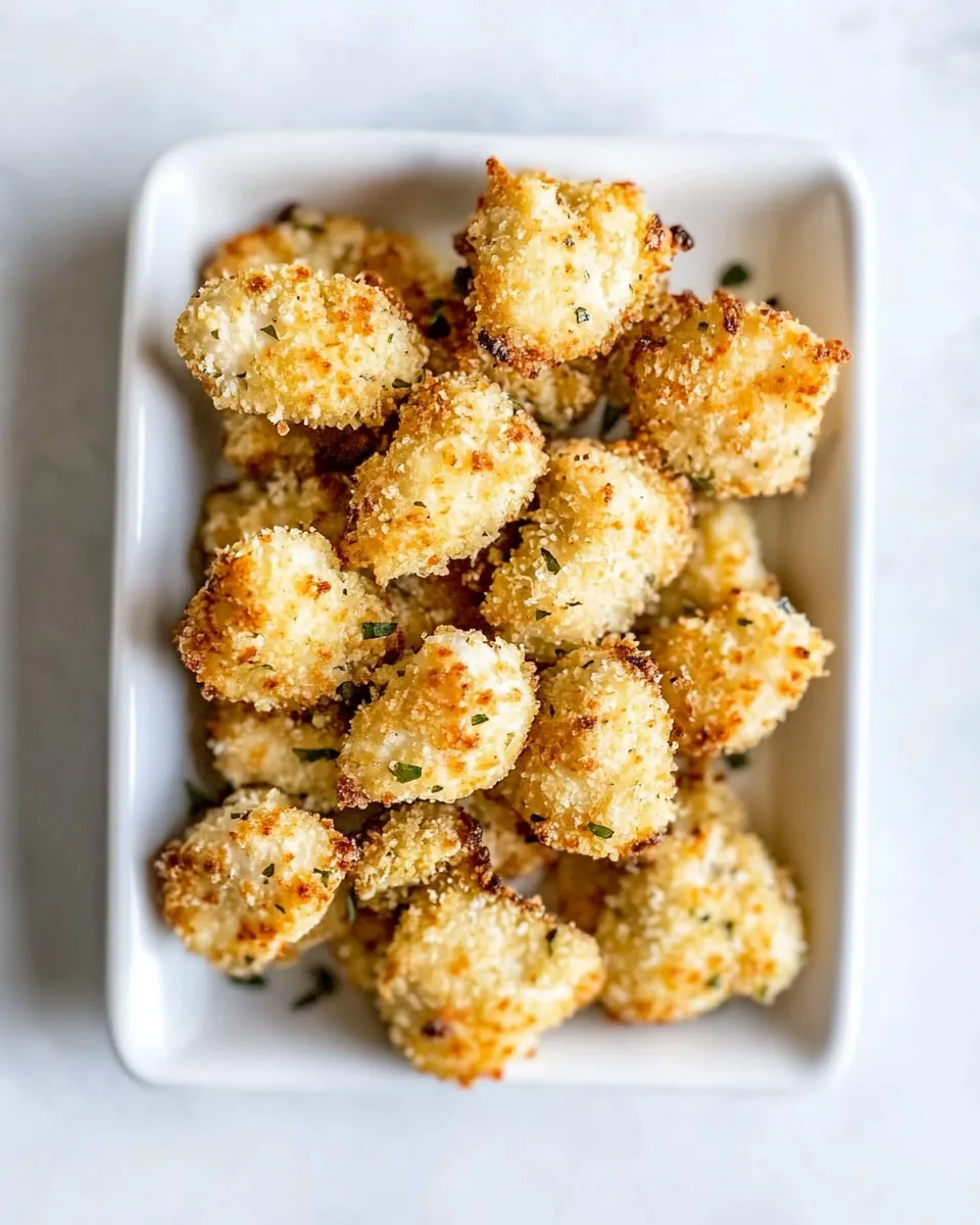 Quick Parmesan Baked Chicken Nuggets shot