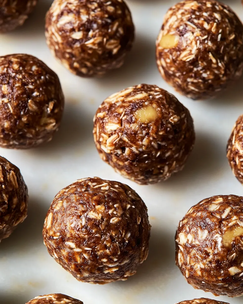 Delicious Peanut Butter-Banana Protein Balls shot