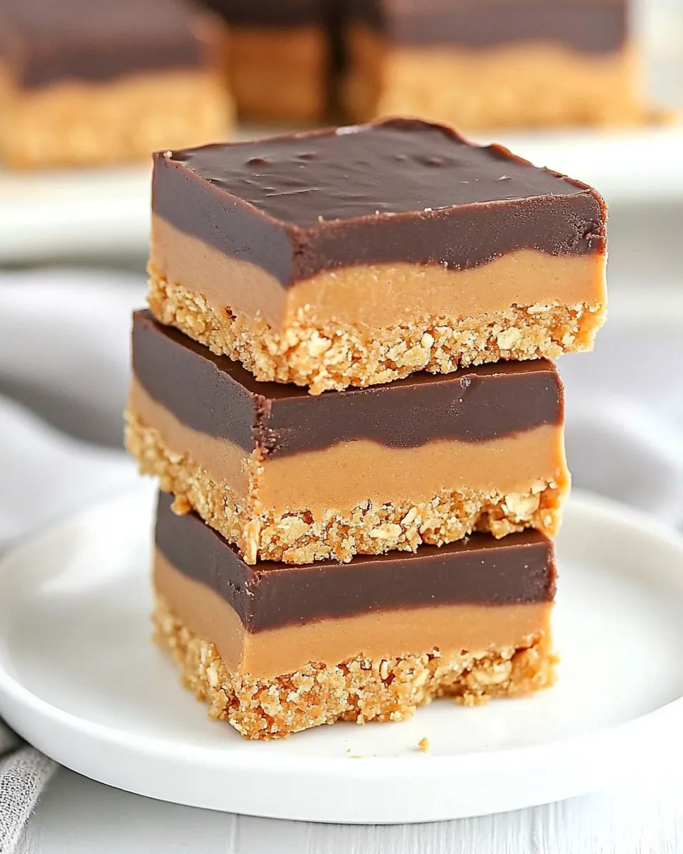 Homemade Peanut Butter Bars Recipe photo