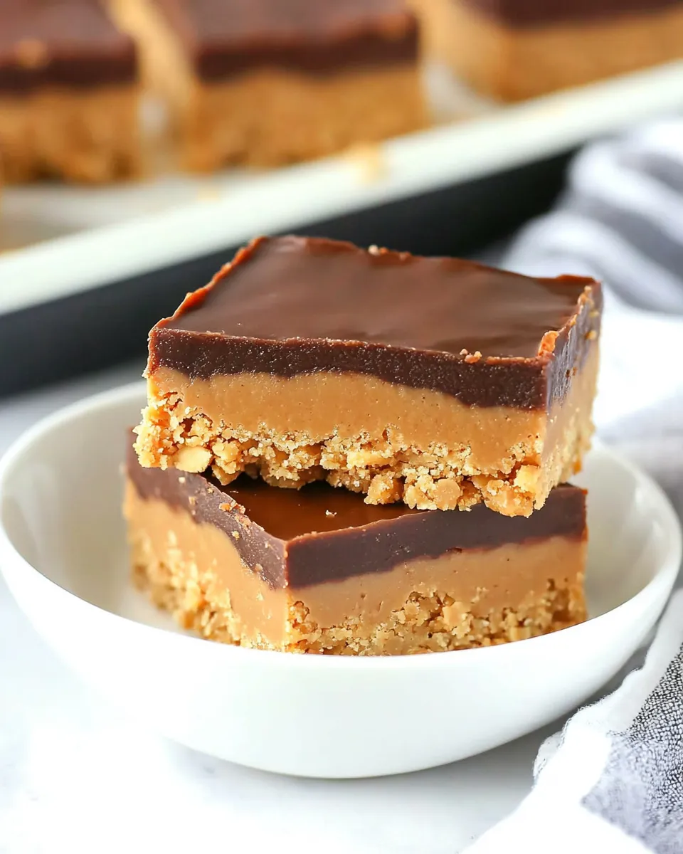 Easy Peanut Butter Bars Recipe recipe photo