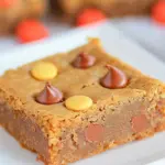Homemade Peanut Butter Blondies Recipe photo