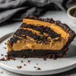 Homemade Peanut Butter Brownie Pie photo