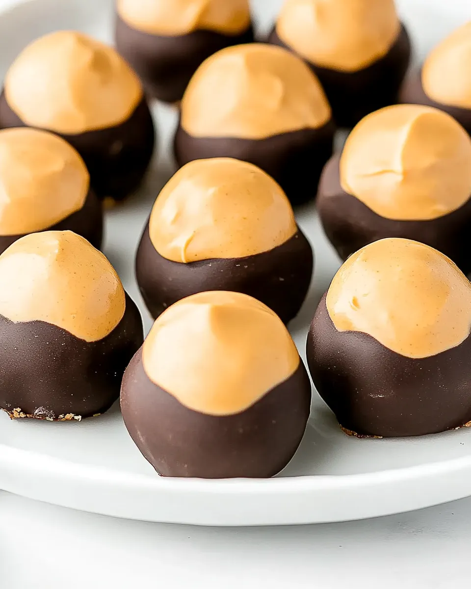Easy Peanut Butter Buckeyes recipe photo