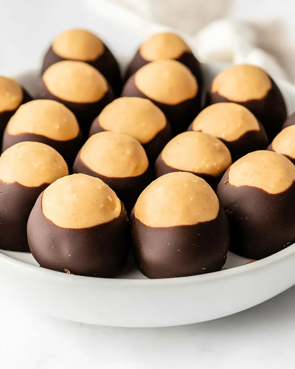 Delicious Peanut Butter Buckeyes shot