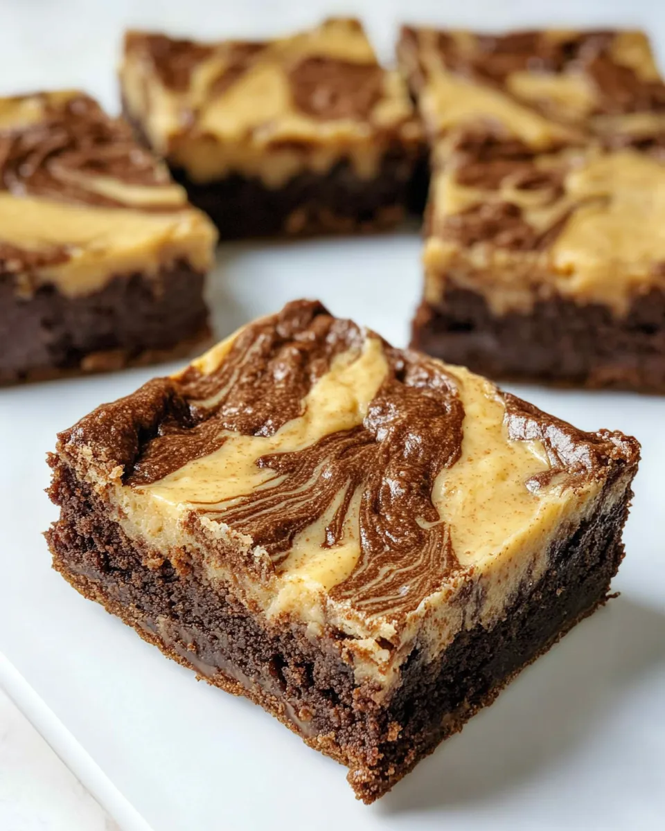Easy Peanut Butter Cheesecake Brownie Bars photo