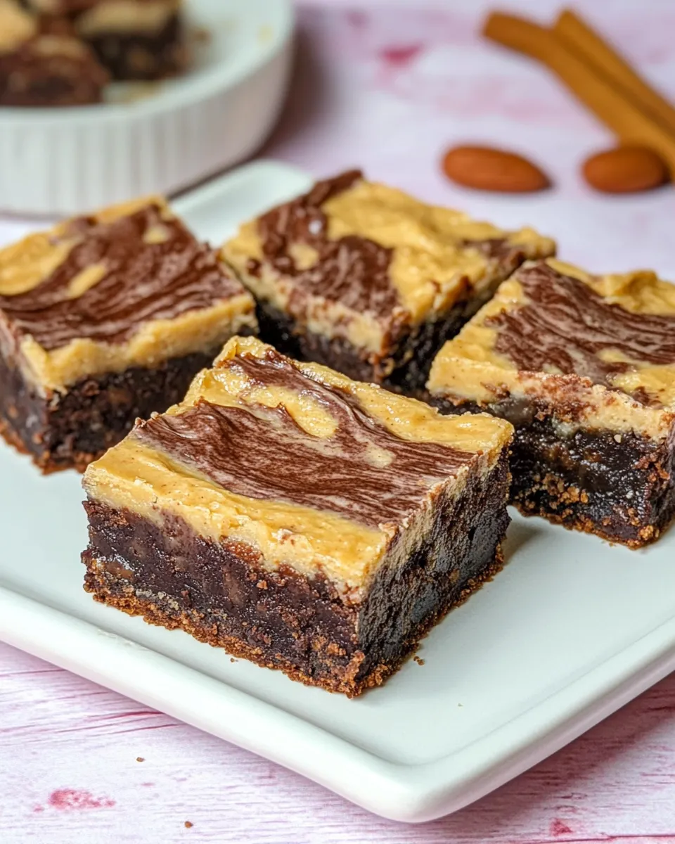 Delicious Peanut Butter Cheesecake Brownie Bars image