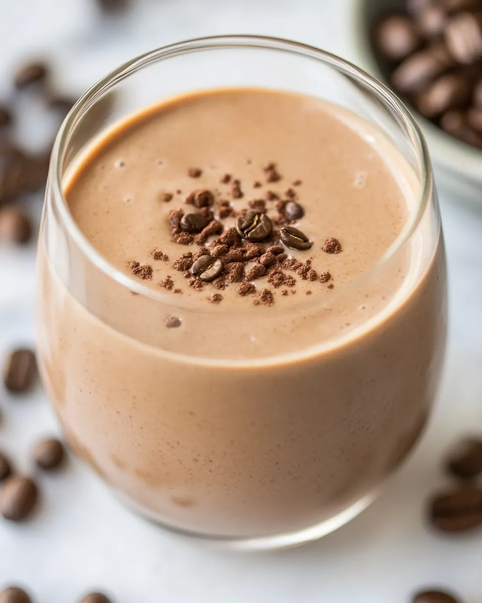 Easy Peanut Butter Coffee Smoothie recipe photo