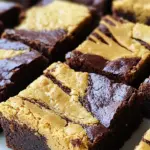 Homemade Peanut Butter Cookie Brownies photo