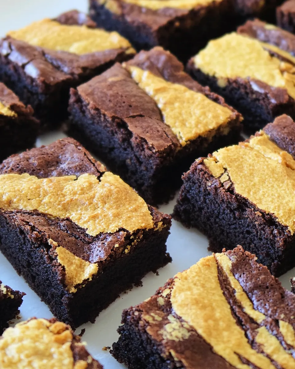 Delicious Peanut Butter Cookie Brownies shot