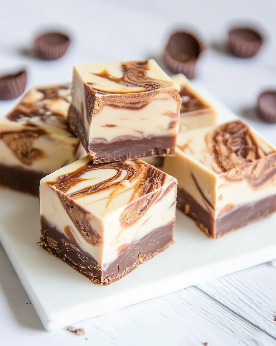 Delicious Peanut Butter Cup Fudge image