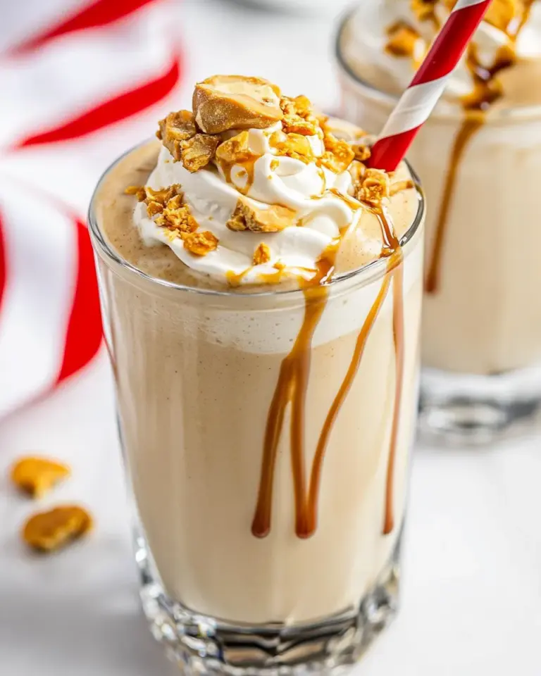 Homemade Peanut Butter Milkshake photo