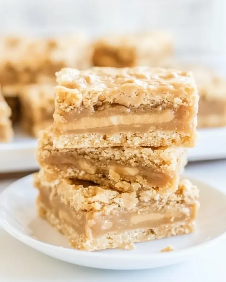 Homemade Peanut Butter Sandwich Cookie Bars photo