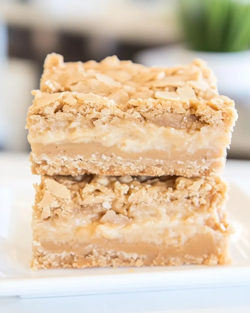 Easy Peanut Butter Sandwich Cookie Bars recipe photo