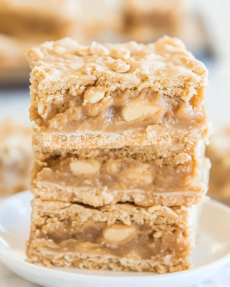 Delicious Peanut Butter Sandwich Cookie Bars shot