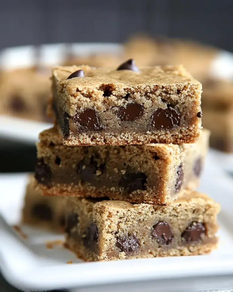 Homemade Peanut Butter Stuffed Chocolate Chip Cookie Bars photo