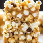 Homemade Peanut Butter & Marshmallow Popcorn Bars photo
