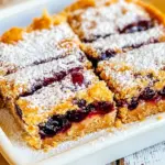 Homemade Peanut Butter and Jelly Bars photo