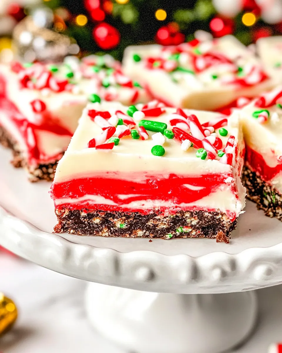 Easy Peppermint Fudge food shot