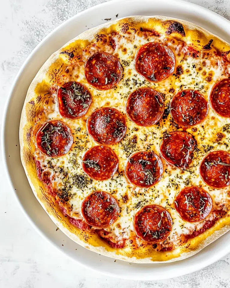 Homemade Pepperoni Pizza photo