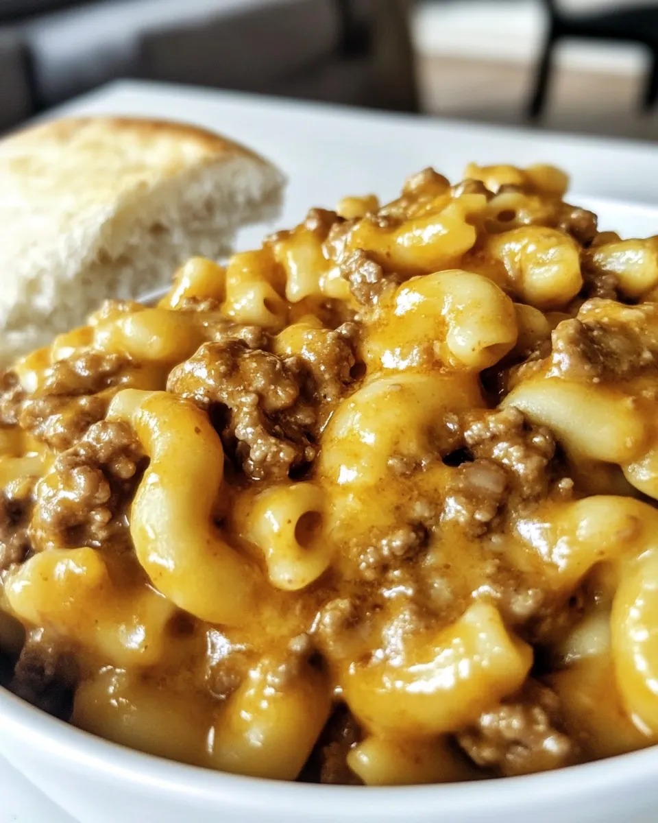 Easy Perfect Hamburger Helper Recipe from Box (Cheesy!) image