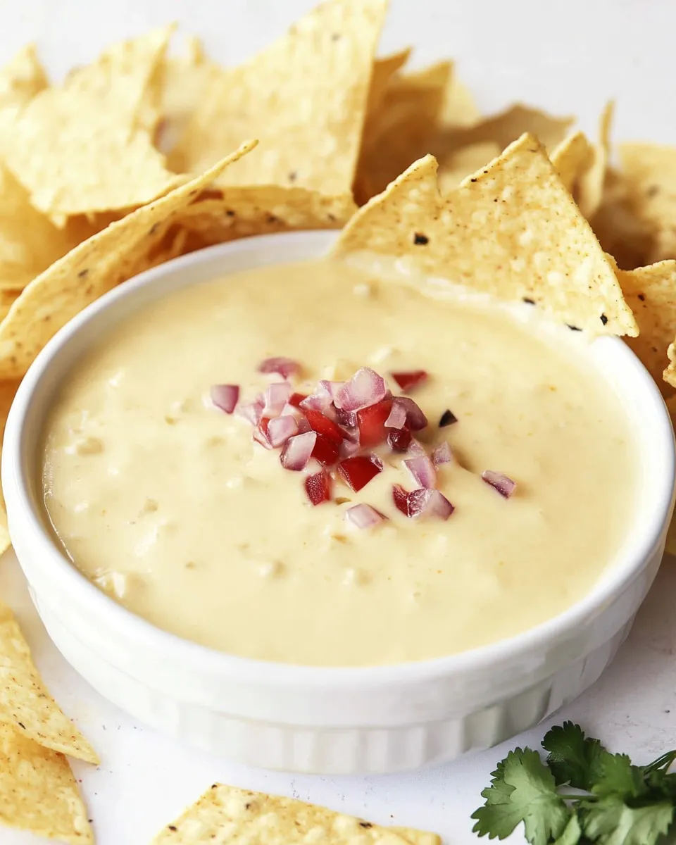 Easy Perfect Queso Dip Recipe shot
