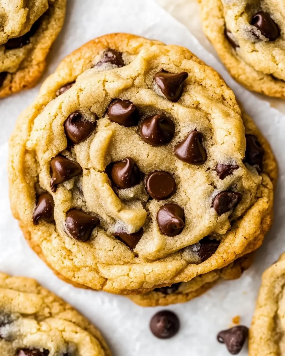 Easy Perfect Vegan Chocolate Chip Cookies dish photo