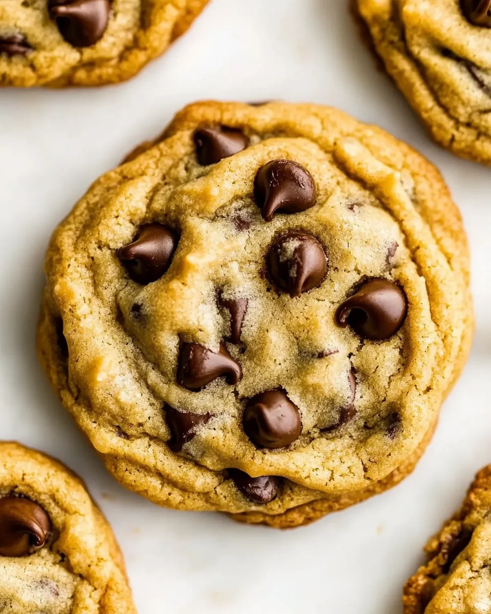 Delicious Perfect Vegan Chocolate Chip Cookies plate image