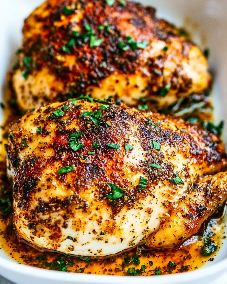 Delicious Perfect and Juicy Baked Chicken image