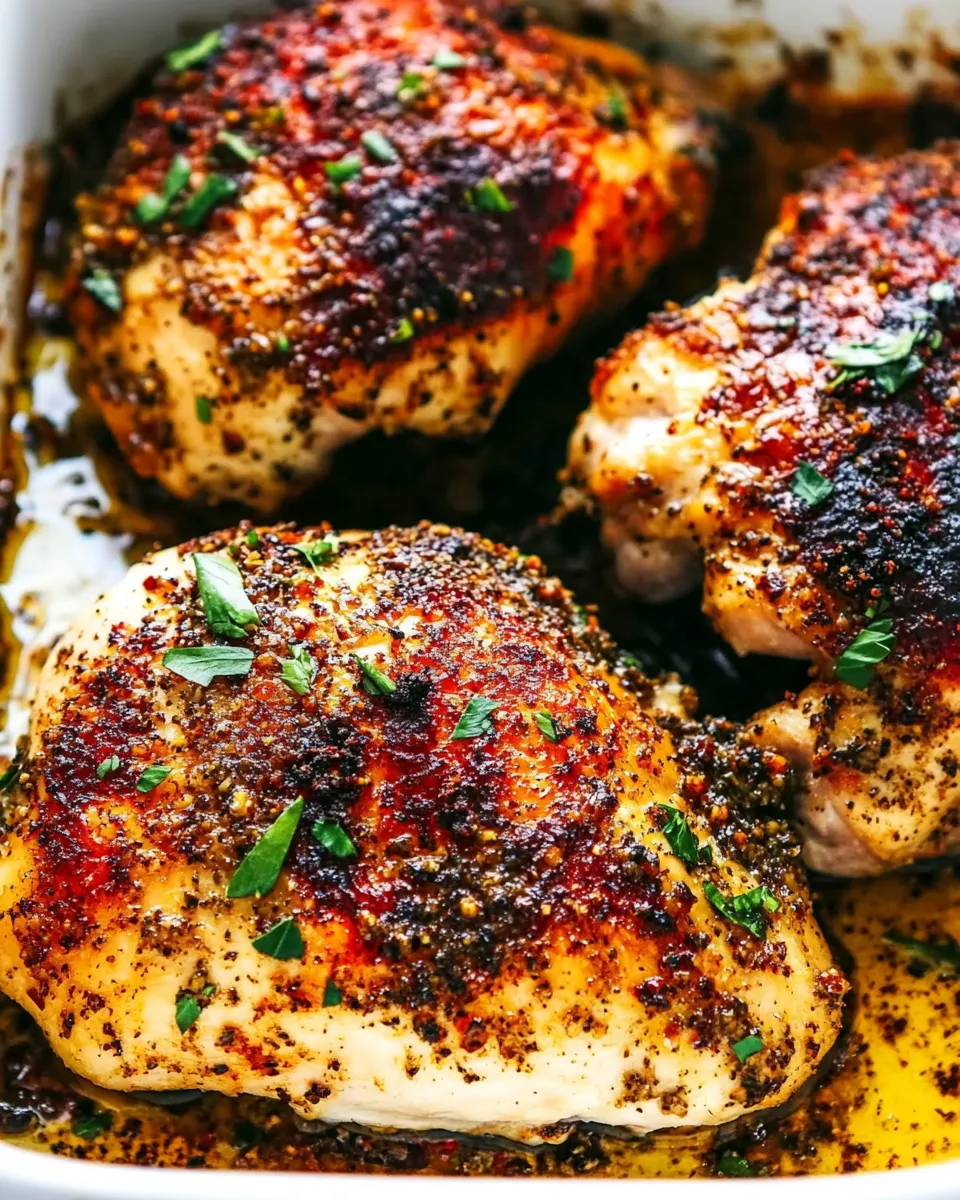Savory Perfect and Juicy Baked Chicken dish photo