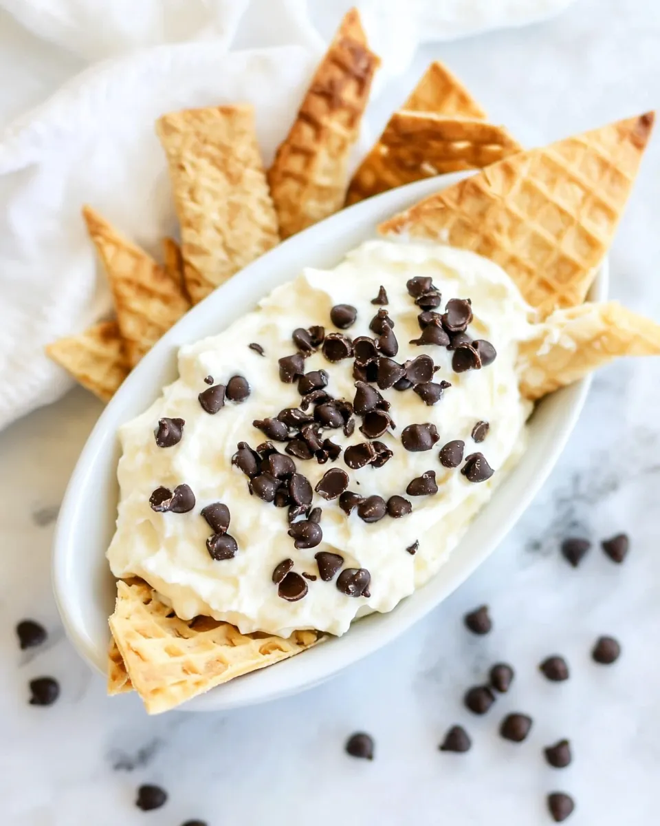 Homemade Perfectly Sweet Cannoli Dip photo