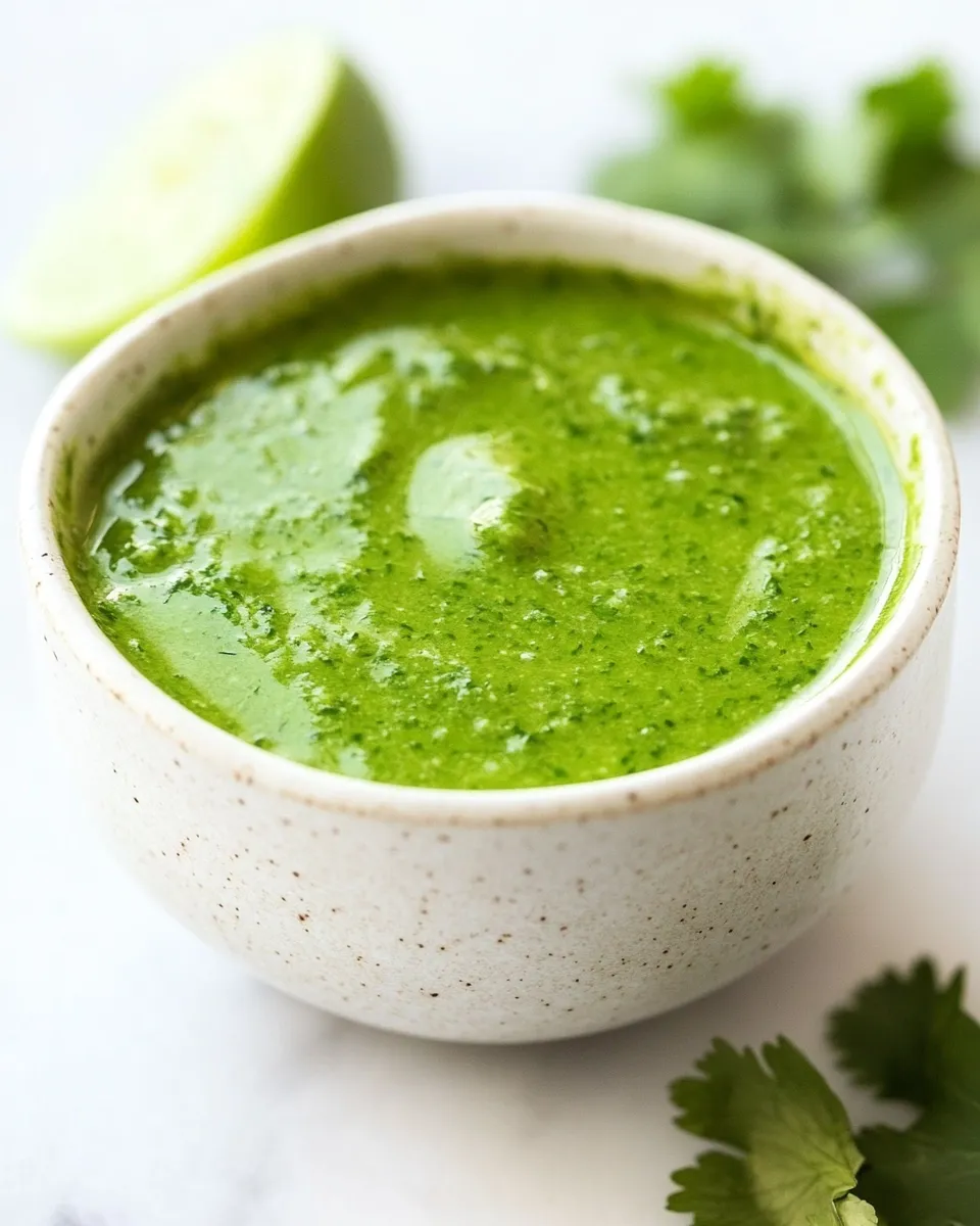 Delicious Peruvian Green Sauce dish photo