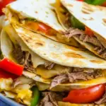 Homemade Philly Cheese Steak Quesadillas photo