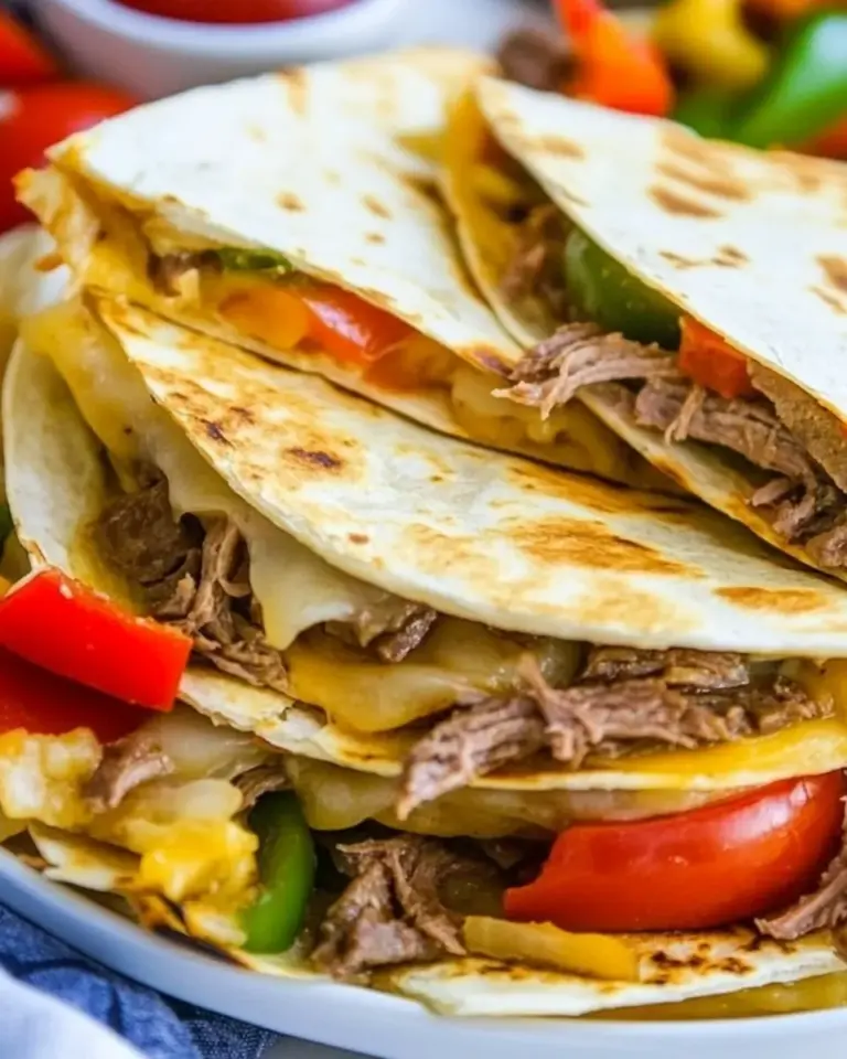 Homemade Philly Cheese Steak Quesadillas photo