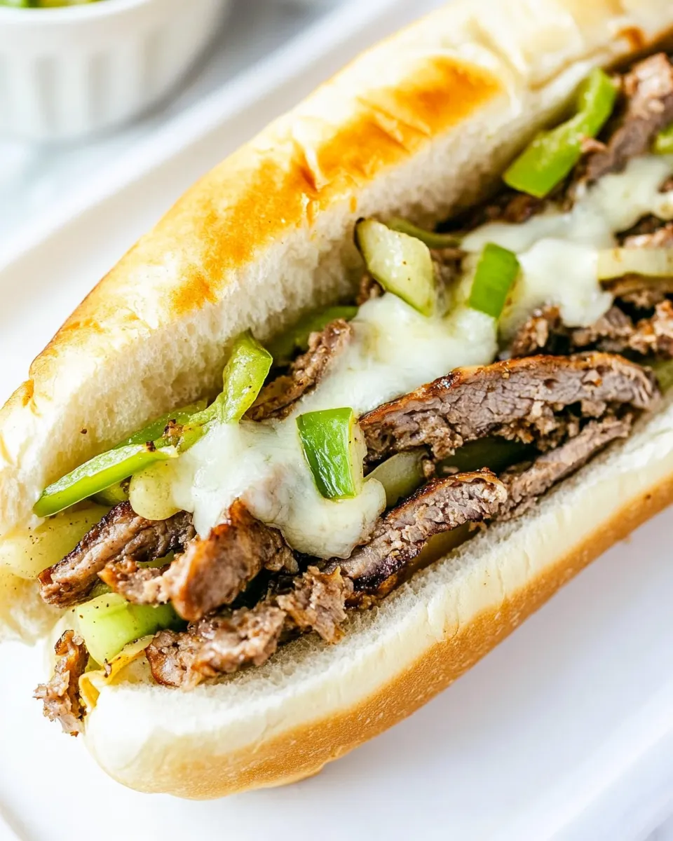 Delicious Philly Cheesesteak shot