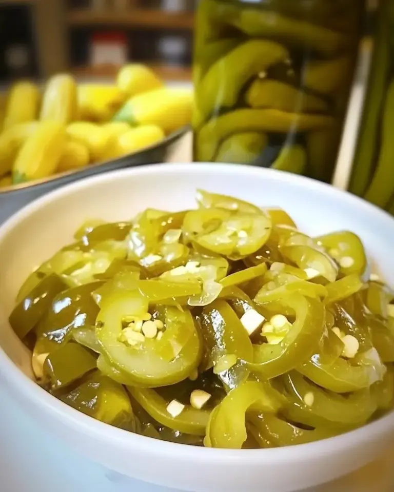 Homemade Pickled Chilies photo