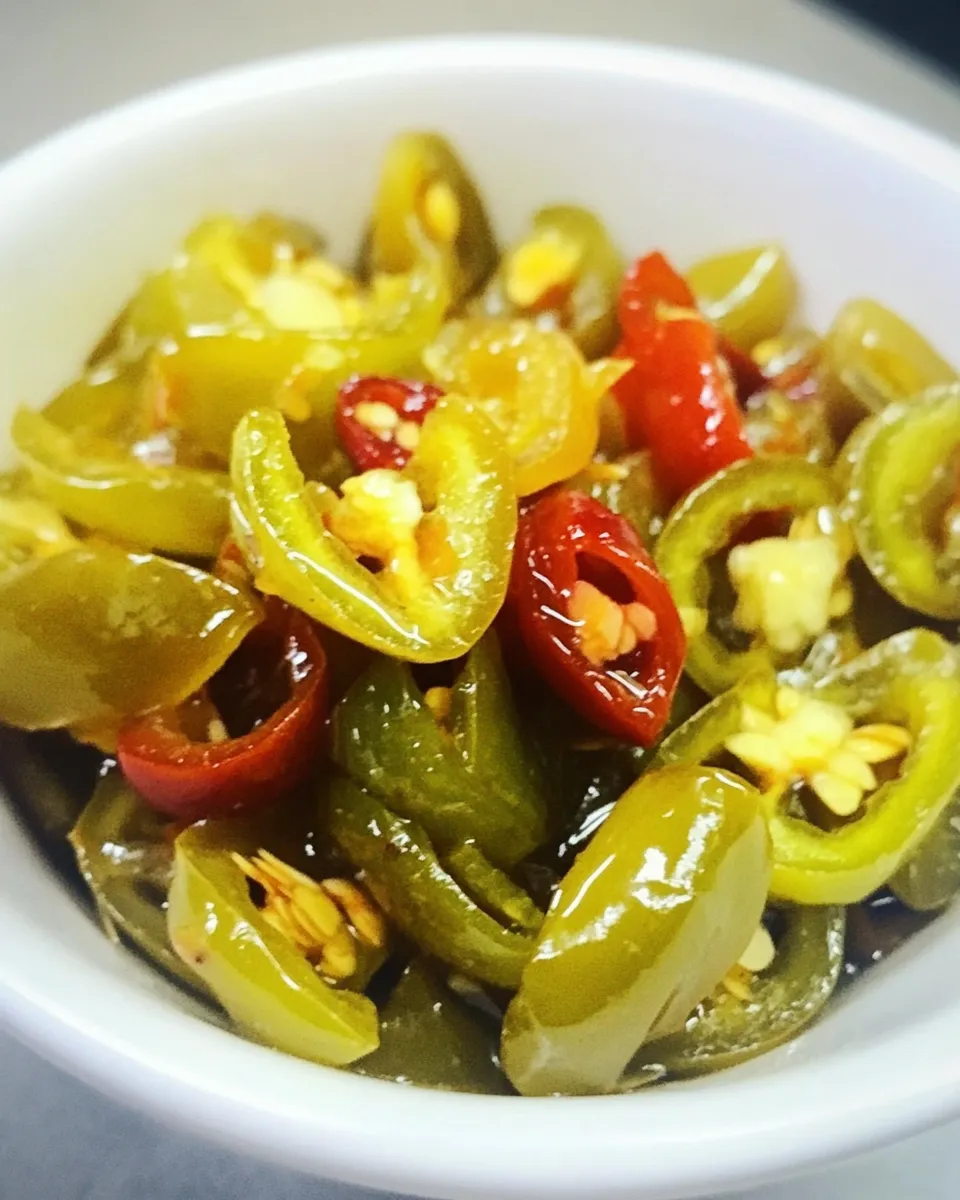 Quick Pickled Chilies recipe photo
