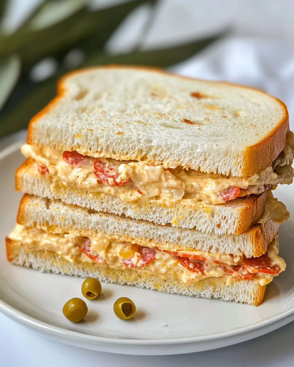 Homemade Pimento Cheese Sandwich photo
