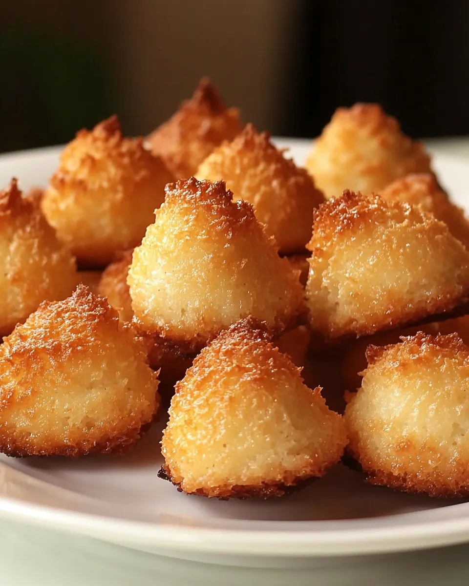 Homemade Pineapple-Coconut Macaroons photo