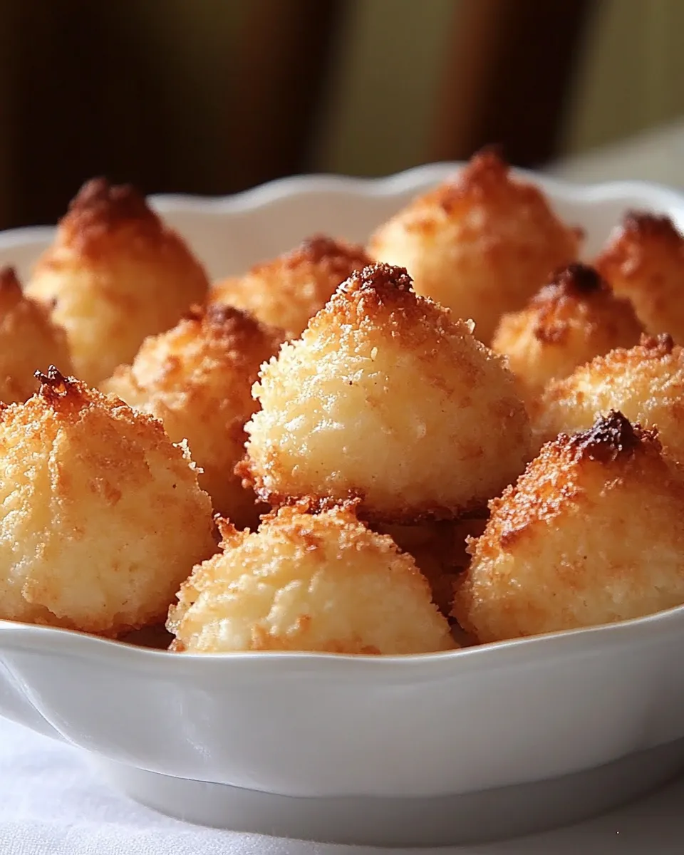 Delicious Pineapple-Coconut Macaroons recipe photo