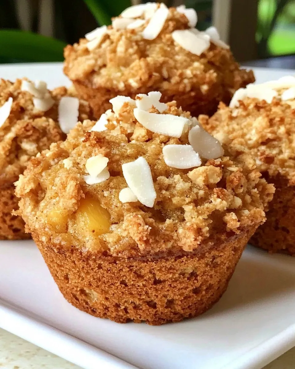 Easy Pineapple Coconut Muffins recipe photo