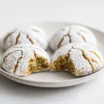 Homemade Pistachio Amaretti Cookies photo