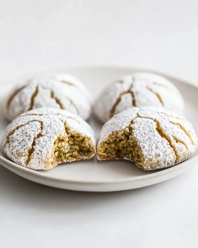 Homemade Pistachio Amaretti Cookies photo