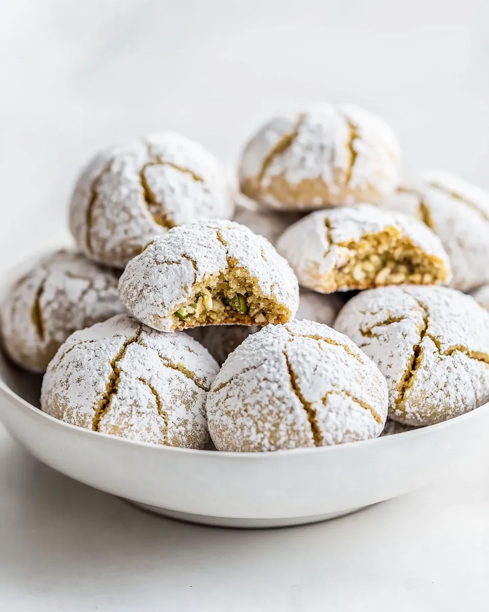 Classic Pistachio Amaretti Cookies image