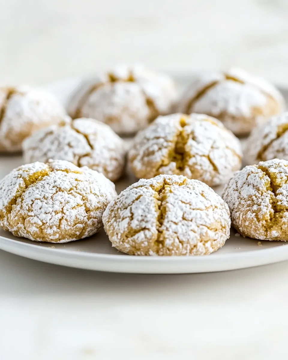 Easy Pistachio Amaretti Cookies recipe photo
