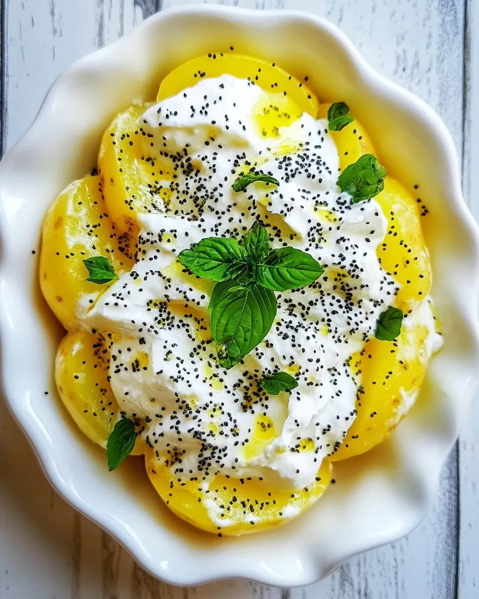 Easy Potatoes with Lemon Poppy Ricotta recipe photo