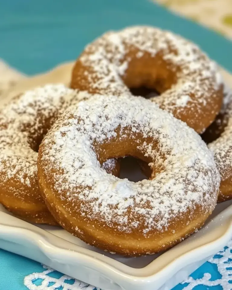 Homemade Powdered Donuts photo
